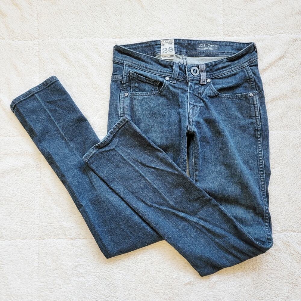 Volcom Women's Dark Blue Skinny Jeans